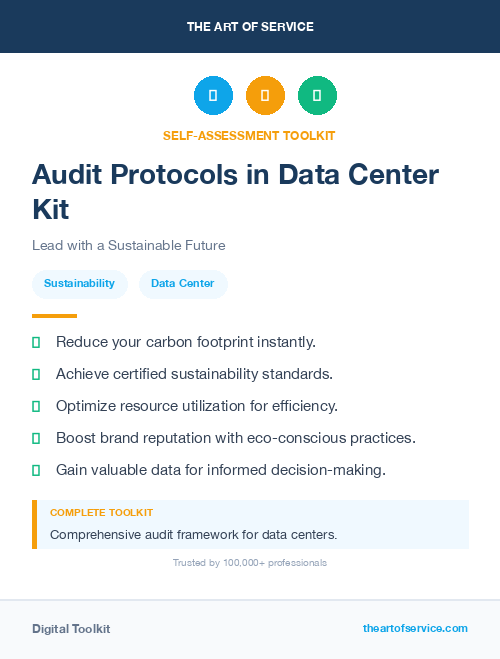 Audit Protocols in Data Center Kit