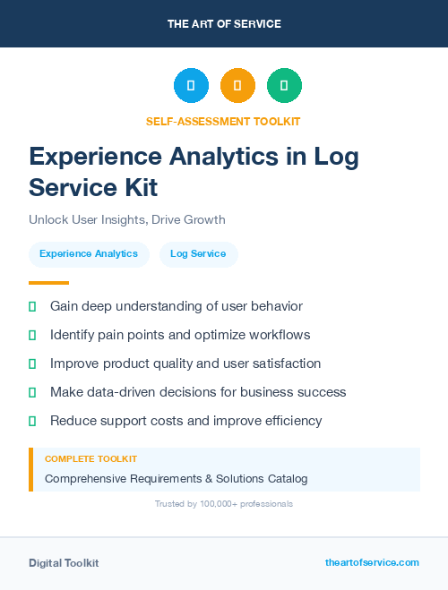 Experience Analytics in Log Service Kit