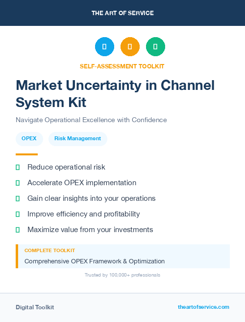 Market Uncertainty in Channel System Kit