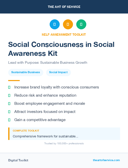 Social Consciousness in Social Awareness Kit