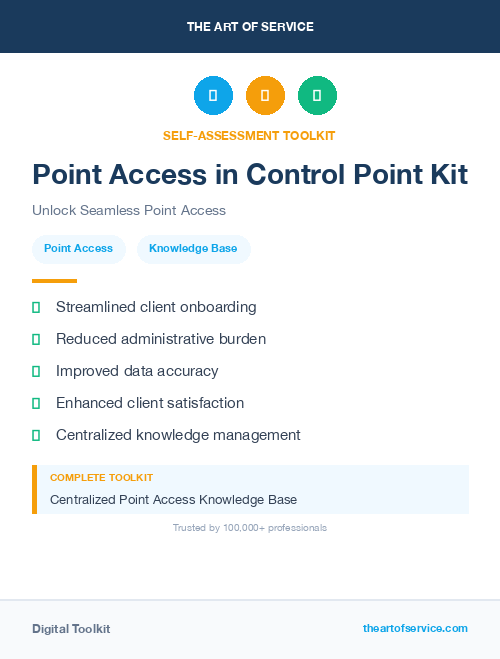 Point Access in Control Point Kit