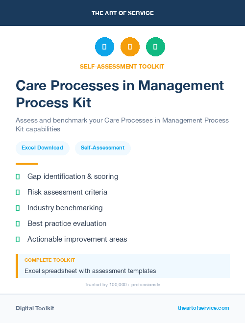 Care Processes in Management Process Kit