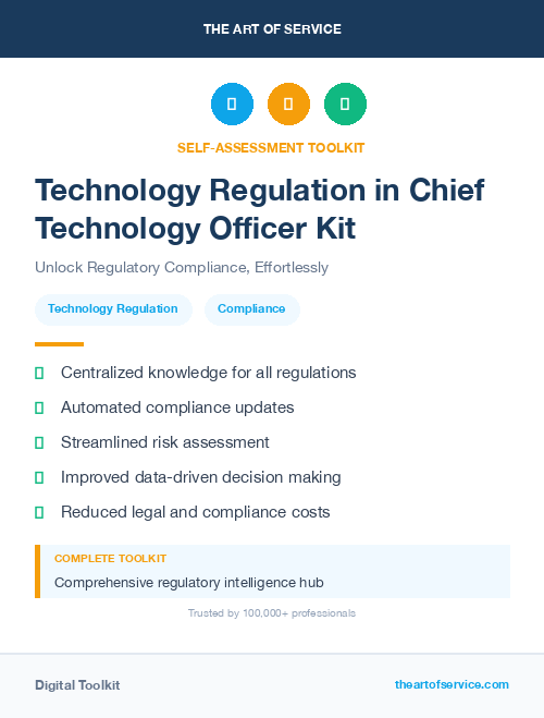 Technology Regulation in Chief Technology Officer Kit