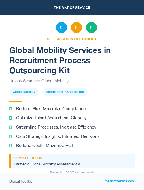 Global Mobility Services in Recruitment Process Outsourcing Kit