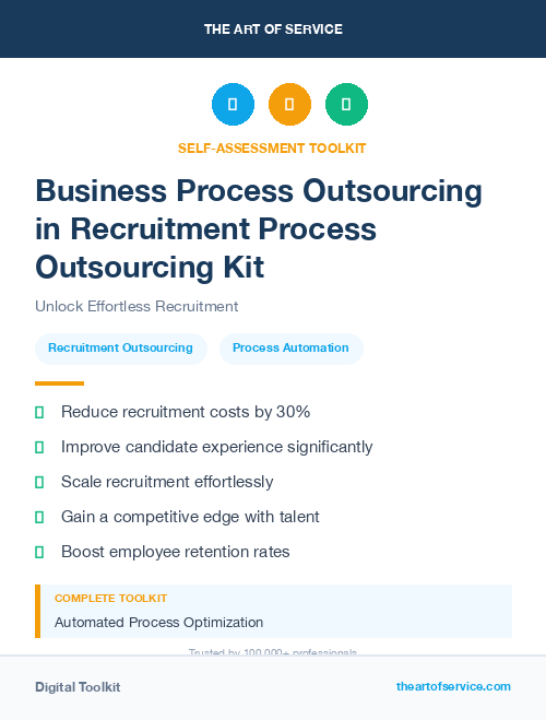 Business Process Outsourcing in Recruitment Process Outsourcing Kit
