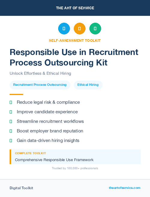 Responsible Use in Recruitment Process Outsourcing Kit