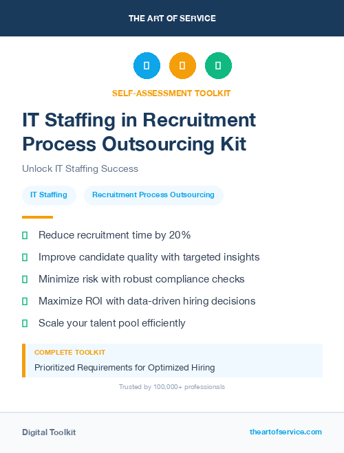 IT Staffing in Recruitment Process Outsourcing Kit
