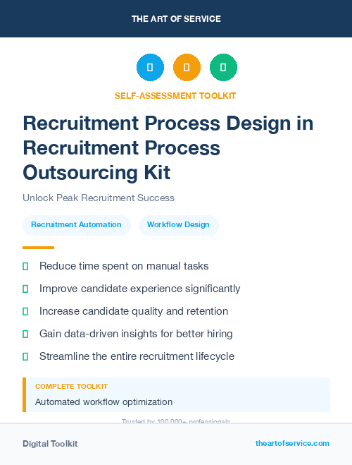 Recruitment Process Design in Recruitment Process Outsourcing Kit