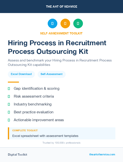 Hiring Process in Recruitment Process Outsourcing Kit