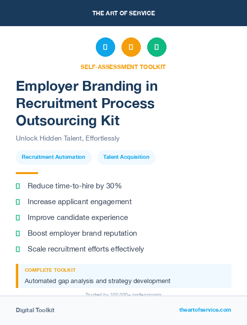 Employer Branding in Recruitment Process Outsourcing Kit