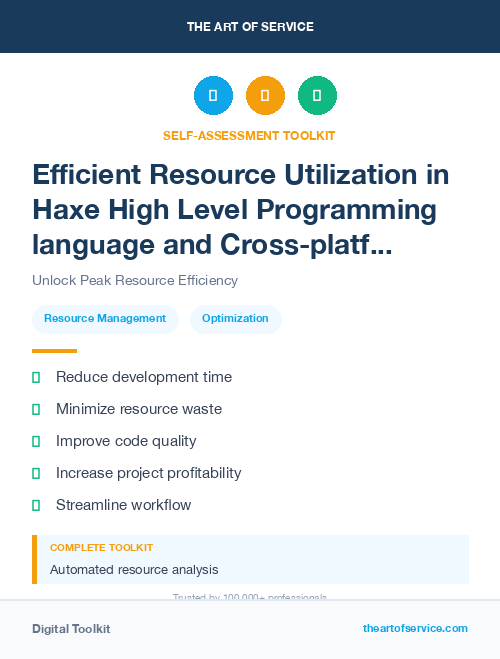 Efficient Resource Utilization in Haxe High Level Programming language and Cross-platform Toolkit Kit