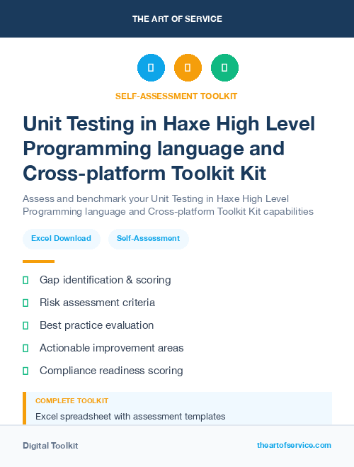 Unit Testing in Haxe High Level Programming language and Cross-platform Toolkit Kit