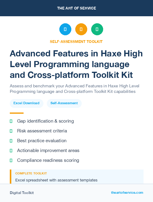 Advanced Features in Haxe High Level Programming language and Cross-platform Toolkit Kit