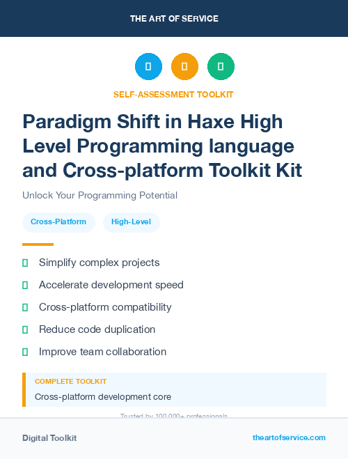 Paradigm Shift in Haxe High Level Programming language and Cross-platform Toolkit Kit