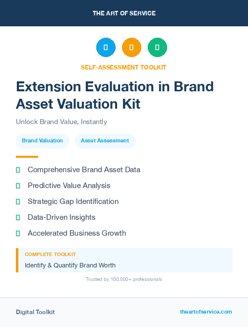 Extension Evaluation in Brand Asset Valuation Kit
