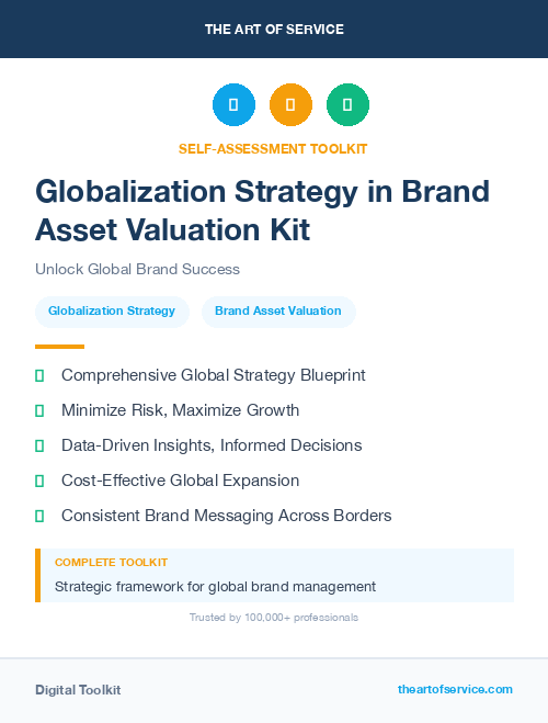 Globalization Strategy in Brand Asset Valuation Kit