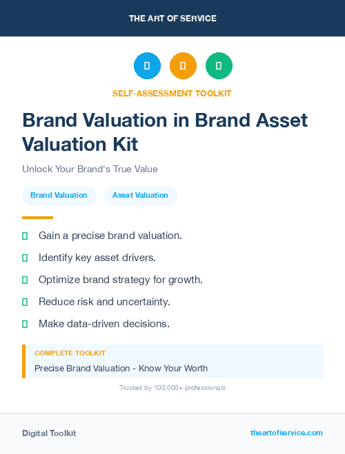 Brand Valuation in Brand Asset Valuation Kit