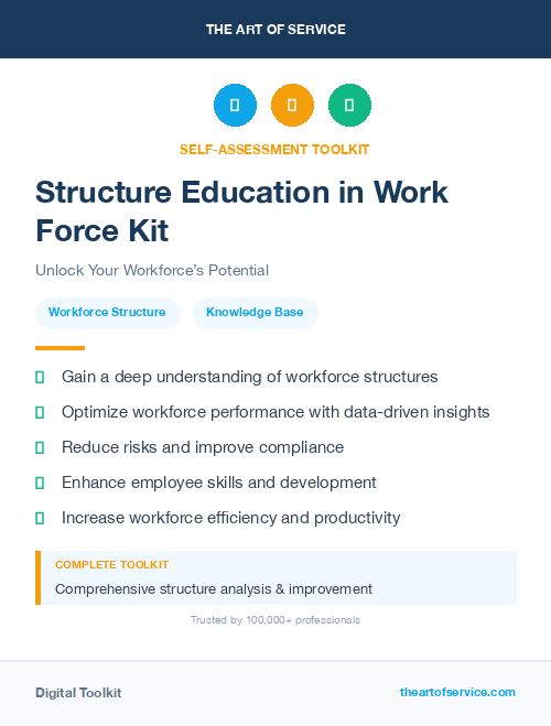 Structure Education in Work Force Kit
