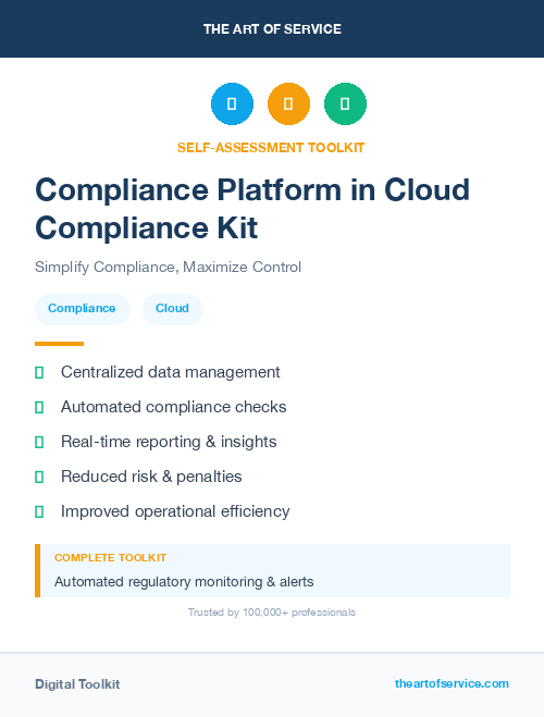 Compliance Platform in Cloud Compliance Kit