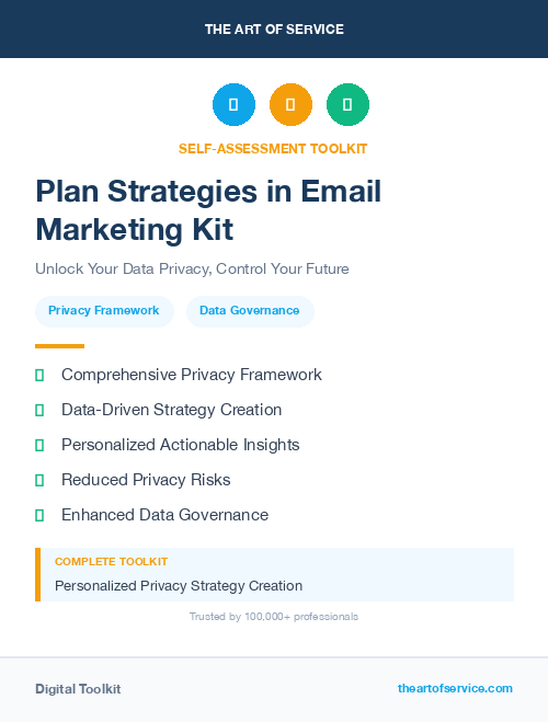 Plan Strategies in Email Marketing Kit