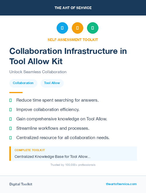 Collaboration Infrastructure in Tool Allow Kit