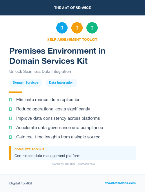 Premises Environment in Domain Services Kit