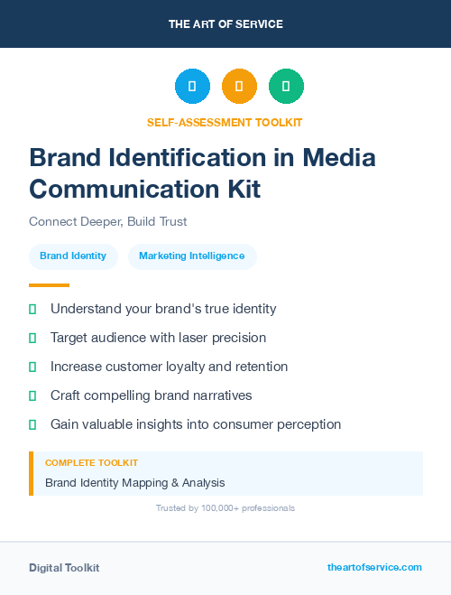 Brand Identification in Media Communication Kit