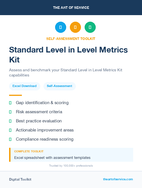 Standard Level in Level Metrics Kit