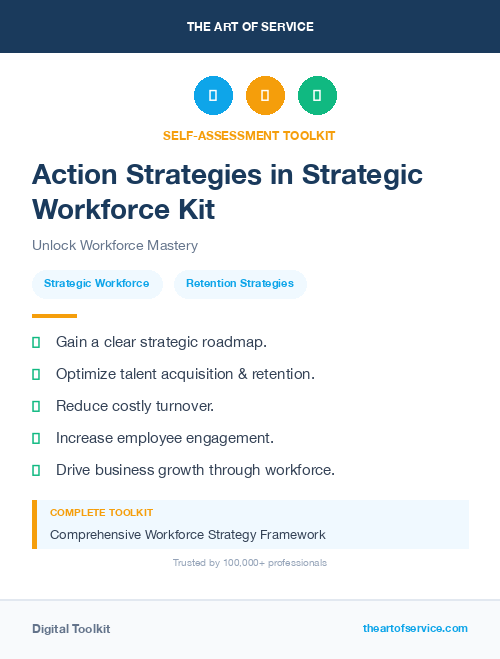 Action Strategies in Strategic Workforce Kit