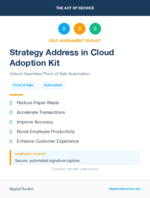 Strategy Address in Cloud Adoption Kit