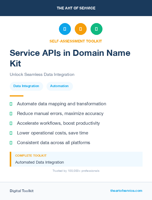 Service APIs in Domain Name Kit