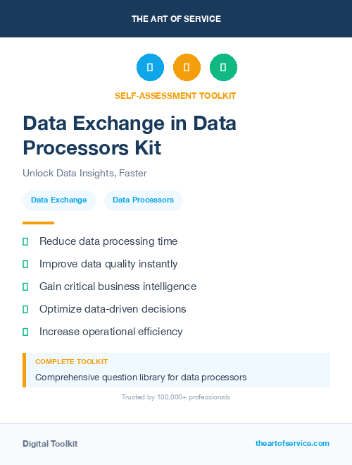 Data Exchange in Data Processors Kit