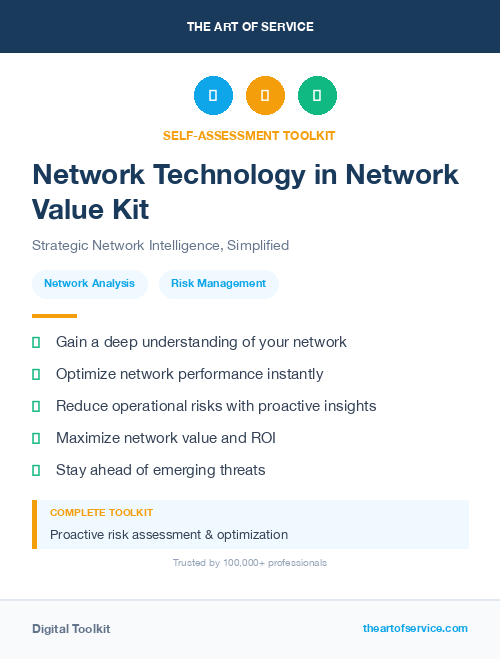 Network Technology in Network Value Kit