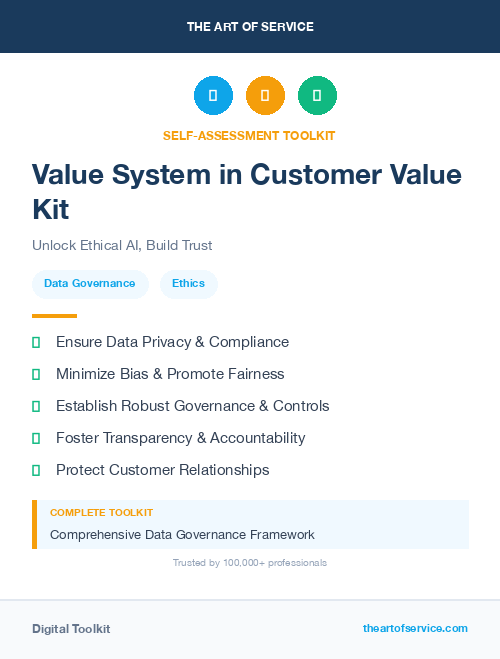 Value System in Customer Value Kit