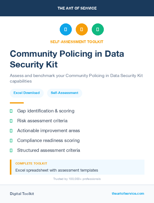 Community Policing in Data Security Kit