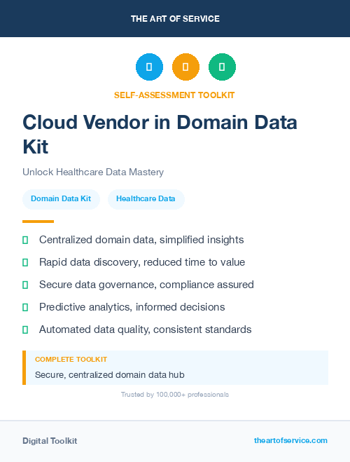 Cloud Vendor in Domain Data Kit