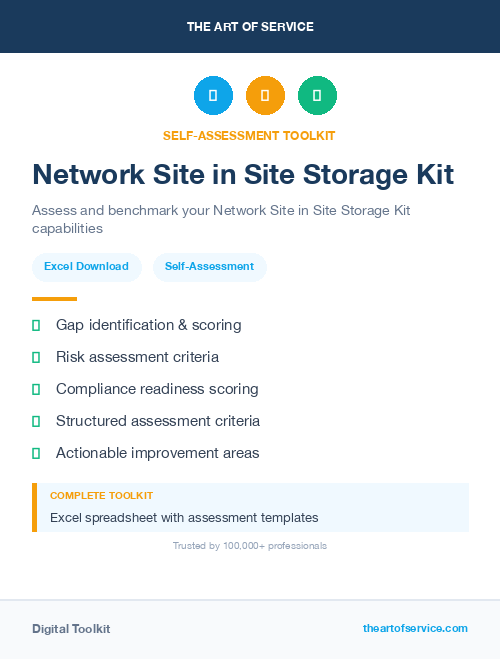 Network Site in Site Storage Kit