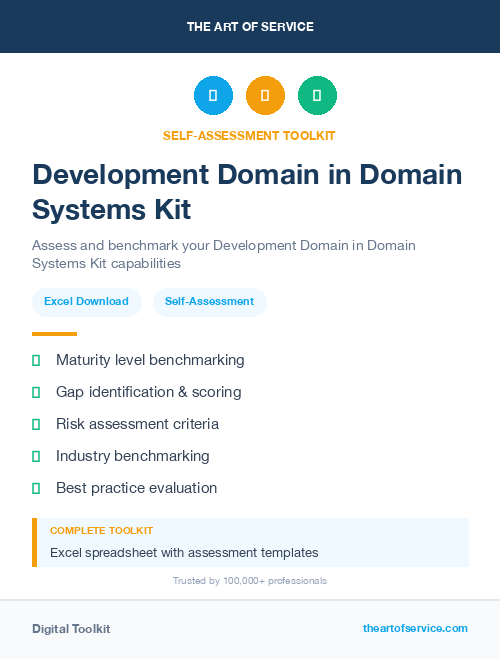 Development Domain in Domain Systems Kit