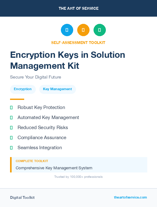 Encryption Keys in Solution Management Kit