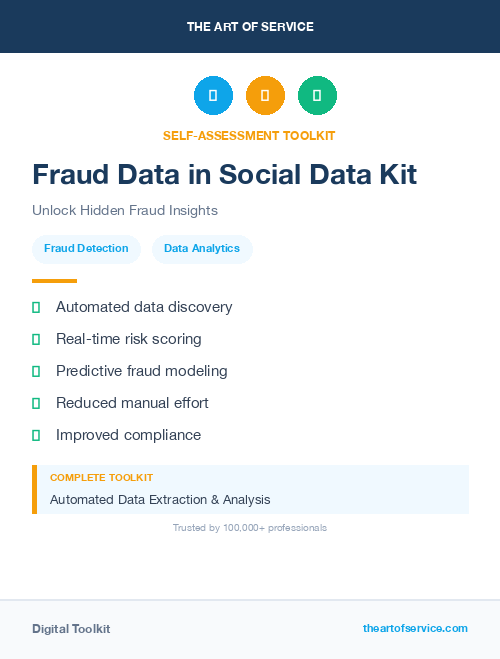 Fraud Data in Social Data Kit