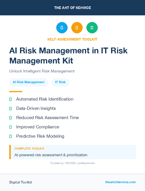 AI Risk Management in IT Risk Management Kit
