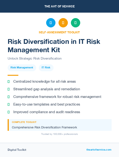Risk Diversification in IT Risk Management Kit