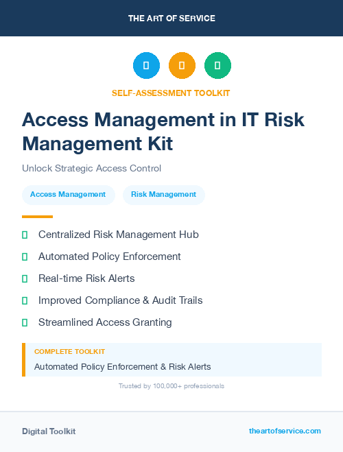 Access Management in IT Risk Management Kit