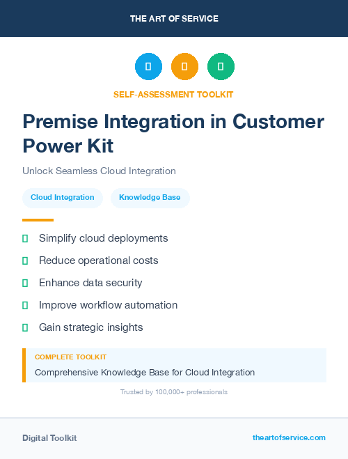 Premise Integration in Customer Power Kit