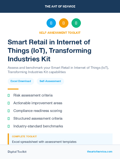 Smart Retail in Internet of Things (IoT), Transforming Industries Kit
