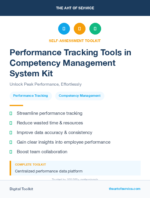 Performance Tracking Tools in Competency Management System Kit