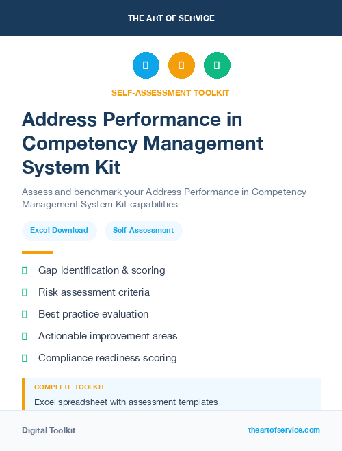 Address Performance in Competency Management System Kit