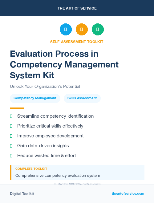 Evaluation Process in Competency Management System Kit