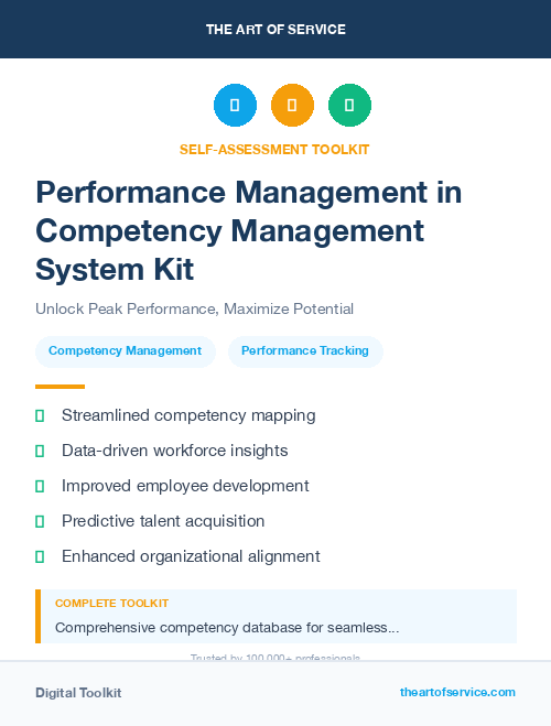 Performance Management in Competency Management System Kit