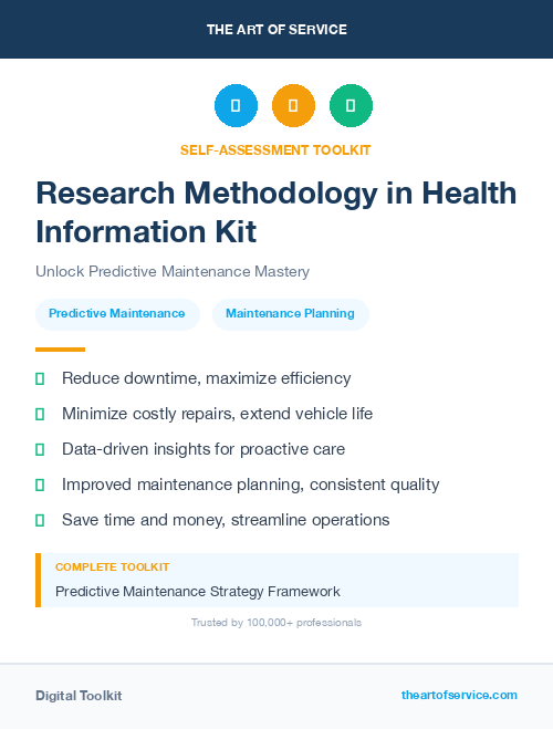 Research Methodology in Health Information Kit